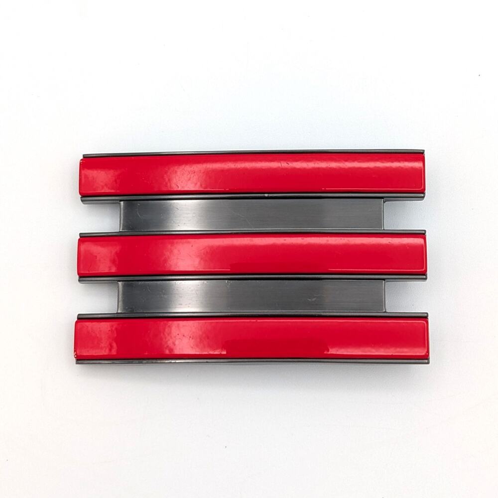 Adidas Golf 3-Stripe Trophy Interchangeable Belt Buckle Y2K Retro Blokecore Red